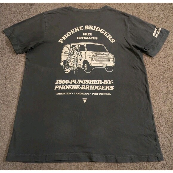 Phobe Bridgers Punisher Irrigation Lanscaspe Pest Control Made in USA T-Shirt - Picture 5 of 9